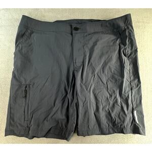 REI Co-op Shorts Mens XL Navy Blue Adjustable Waist Nylon Stretch Outdoor Hiking